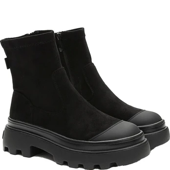 Aulinukai moterims, Juoda, Booties