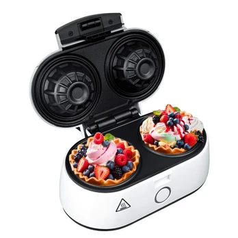 Adler AD 3062 Waffle bowl maker, White/Black