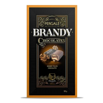 Saldainiai PERGALĖ WITH BRANDY, 190 g
