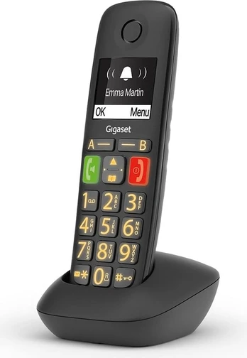 Gigaset E290HX DECT telephone Juodas