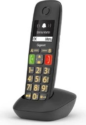 Gigaset E290HX DECT telephone Juodas kaina