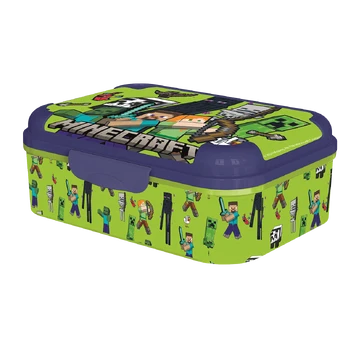 Stor - MINECRAFT Asker Lunch box - 17 x 13.5 x 6.2 cm