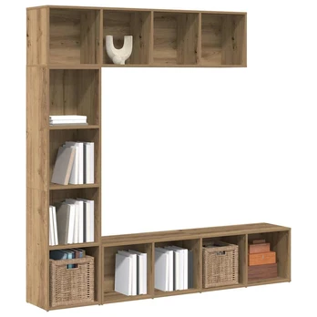 knygų spintelės 3 vnt Artisan Oak Engineered Wood