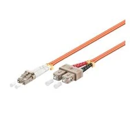 MicroConnect 2m LC-SC UPC LSZH - 2 m - OM2 - LC - SC - Male/Male - Oranžinis