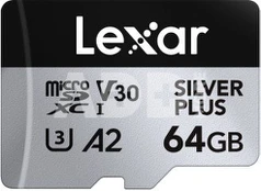 Lexar Professional SILVER PLUS microSDXC UHS-I Card 64 GB