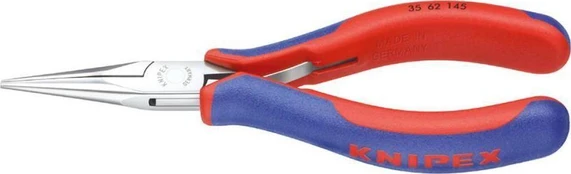 Replės smailianosės dvispalvės 145mm, Knipex