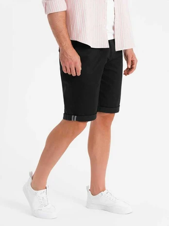 men's shorts - juodas