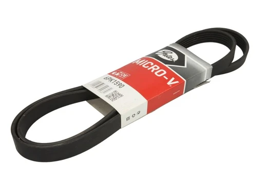 V formos rumbuoti diržai GATES 6PK1590