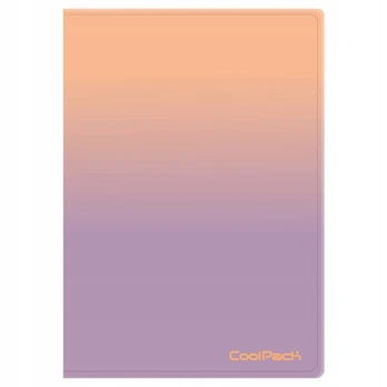 Tvirtas "coolpack Gradient Berry" segtuvas A4 su 20 dėklų