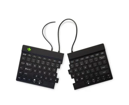 KEYBOARD SPLIT BREAK V2 ENG/BLACK RGOSP-USWIBL R-GO TOOLS
