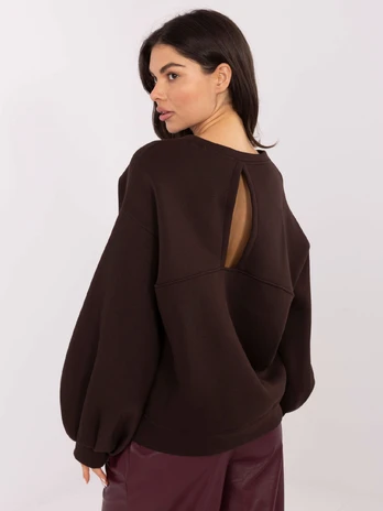Bluza-RV-BL-A1044.78-ciemny brązowy