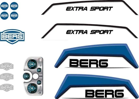 Berg XL Frame - Sticker set Basic/Extra Mėlyna