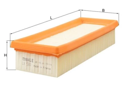 Oro filtras KNECHT LX 580