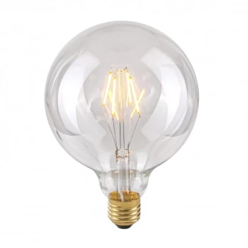 Dekoratyvinė lemputė E27 4W G125 Clear