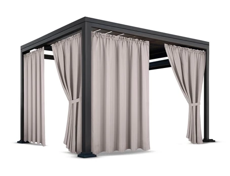 Sodo užuolaida ZMOB-01, smėlio, 150 cm x 220 cm