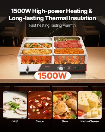 Šildomas bufetas 1500 W