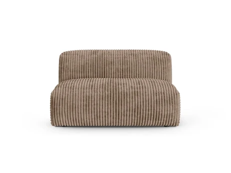 Modul Armless, "Martina", 1 Seat, 132x120x75, Acorn