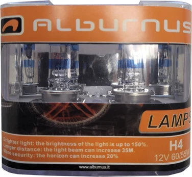 Automobilio lemputė Alburnus, Halogeninė, balta, 12 V