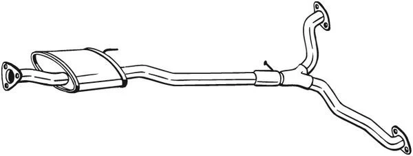 Vidurinis duslintuvas BOSAL 285-387