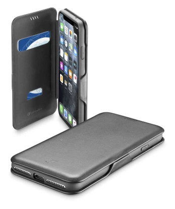 Dėkliukas Cellularline LINE iPhone 11 Pro, knygutė, juodas