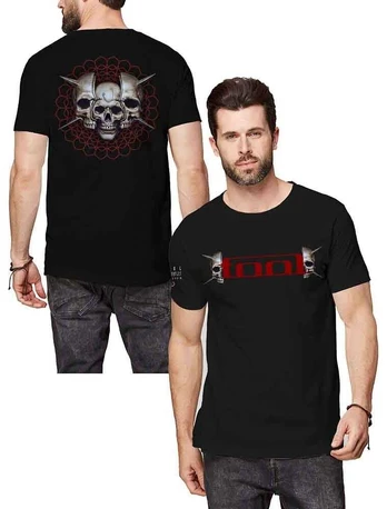 Rock Marškinėliai Tool Skull Spikes, Dydis: L