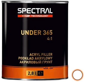 SPECTRAL Akrilinis gruntas UNDER 365 4:1 P1 baltas 2.8L