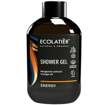 Ecolatier dušo gelis Energy, 400 ml