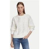 Guess Megztinis 183442 Balta Classic Fit