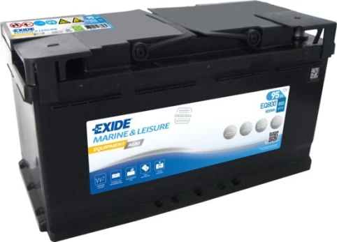 Akumuliatorius EXIDE EQ800 12V 95Ah 850A D+