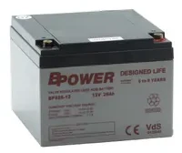 BPS26-12 Akumuliatorius AGM VRLA 12 V 26 Ah BPOWER