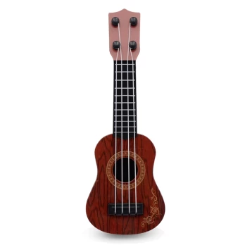 Mini gitara vaikams 25 cm, Tamsiai ruda