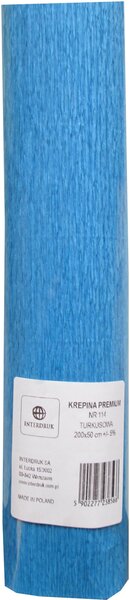 Krepinis popierius premium 114 turkio spalvos - INTERDRUK