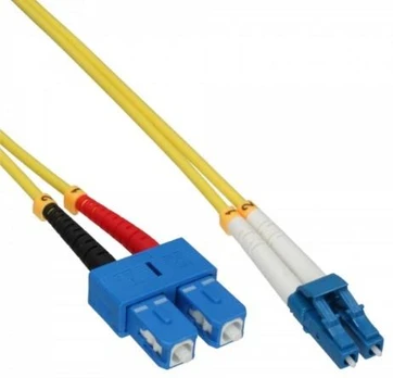 InLine Fiber Optic Patchcord Duplex LC/SC 9/125 µm, 0,5 m (88656S)
