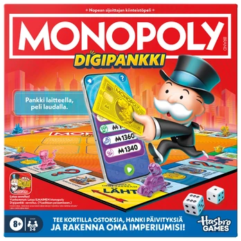 MONOPOLY Žaidimas „Monopolis: mobilioji bankininkystė“, FIN