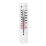 Lauko - vidaus termometras Okko ZLS-116, balta kaina