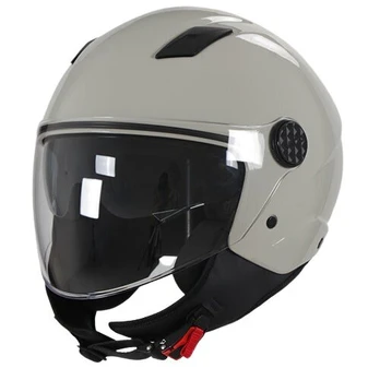 Moto šalmas Vito Jet Sarenta, baltas