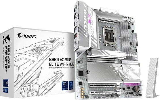 Pagrindinė plokštė Gigabyte B860 A ELITE WF7 ICE