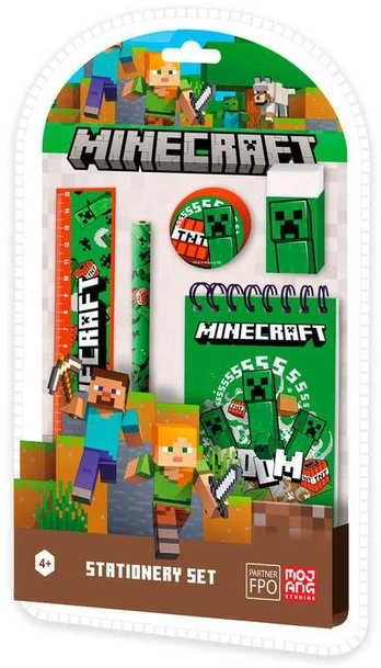 Kids Licensing Minecraft stationery set 5pcs