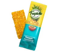 Tropicks Džiovintų ananasų, pasiflorų batonėlis, 20 g
