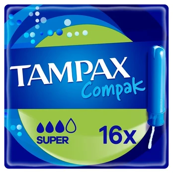 Tamponai TAMPAX COMPAK PEARL NORMAL, 16 vnt.