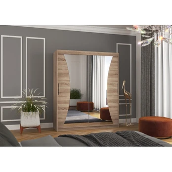 Sliding wardrobe with mirror CHARLOTTE 180
