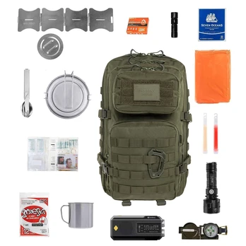 Brytzky Tactical Polygon Large 36 l Olive V2 Evakuacinė kuprinė su įranga