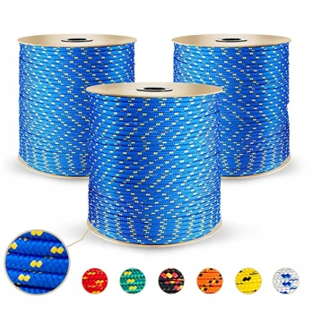 Lino pynė polipropileno 2mm, mėlyna, 25m