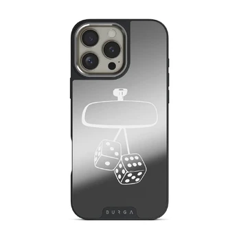 City Lights - iPhone 16 Pro Max Case, Elite Mirror Dark (MagSafe) / Silver