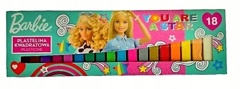 Plastelinas St. Majewski Barbie, 18 spalvų
