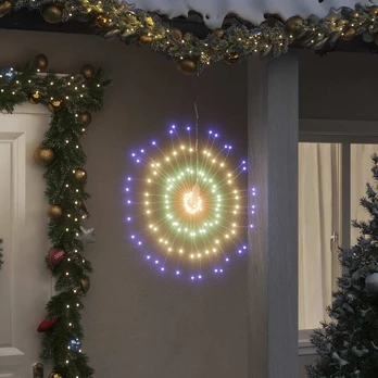 Kalėdinis šviestuvas fejerverkas, 140 spalvotų led, 17cm