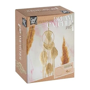 Craft ID - Macrame set wallhanger - feathers (CR1726/GE)