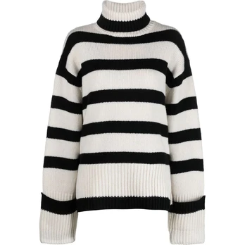 Megztinis moterims, Juoda, Remain Turtleneck Sweater