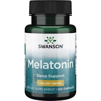 Swanson MELATONINAS 1mg, 120 Kapsulių