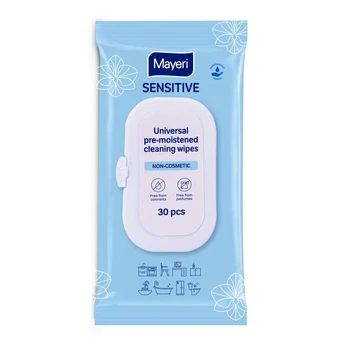 Mayeri Sensitive universalios drėgnos servetėlės, 30 vnt.